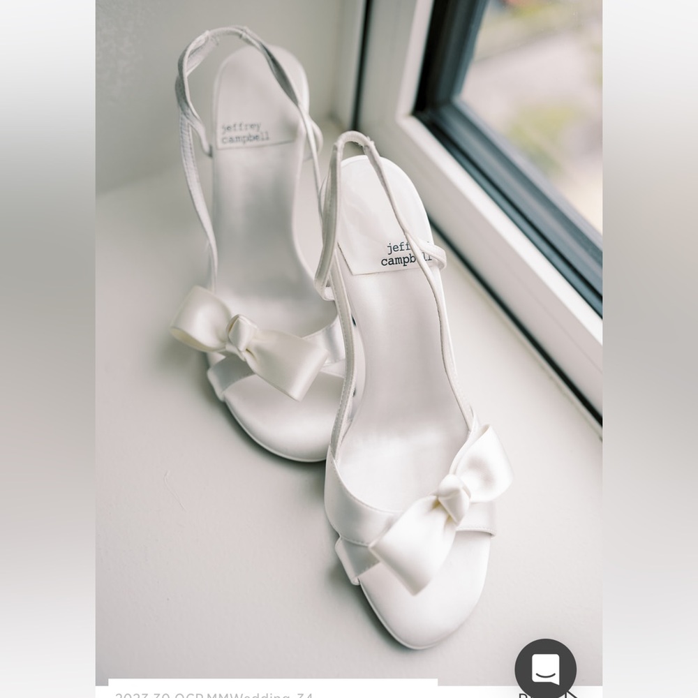 Jeffrey Campbell Take a Bow Heel Ivory